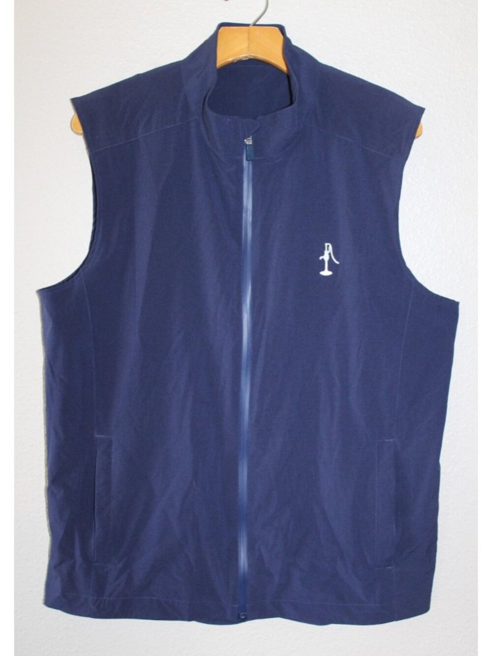 Holderness & Bourne Mens Blue Full Zip Vest L Davenport CC